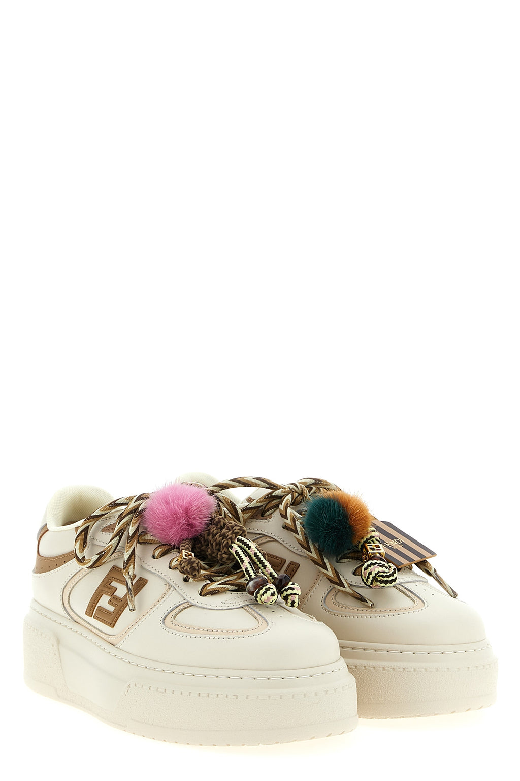 FENDI 'Fendi Match' sneakers For Women 100% calfskin leather (Bos Taurus)
