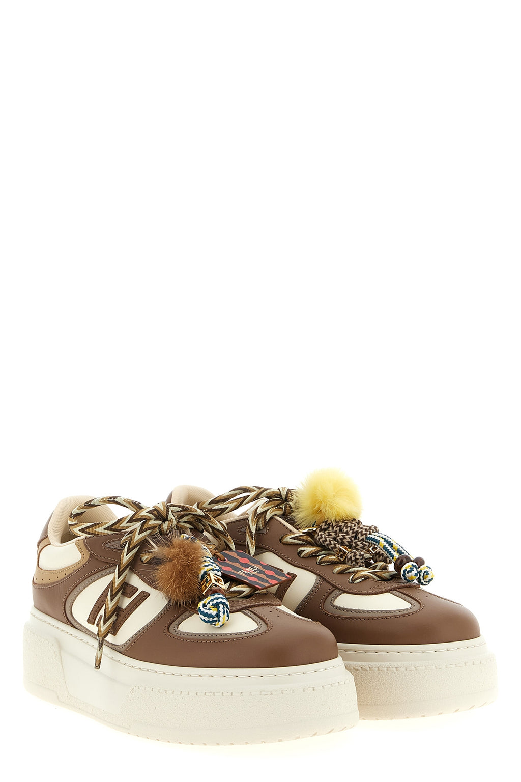 FENDI 'Fendi Match' sneakers For Women 100% calfskin leather (Bos Taurus)