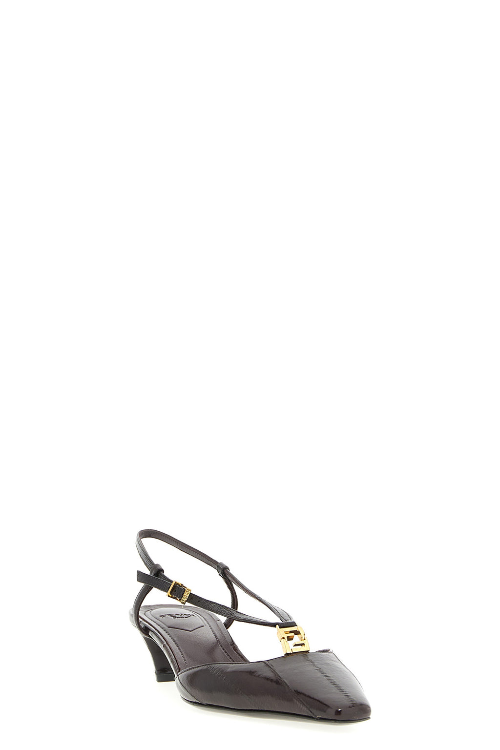 FENDI 'Fendi FFold' slingback For Women 100% lamb leather (Ovis Aries)