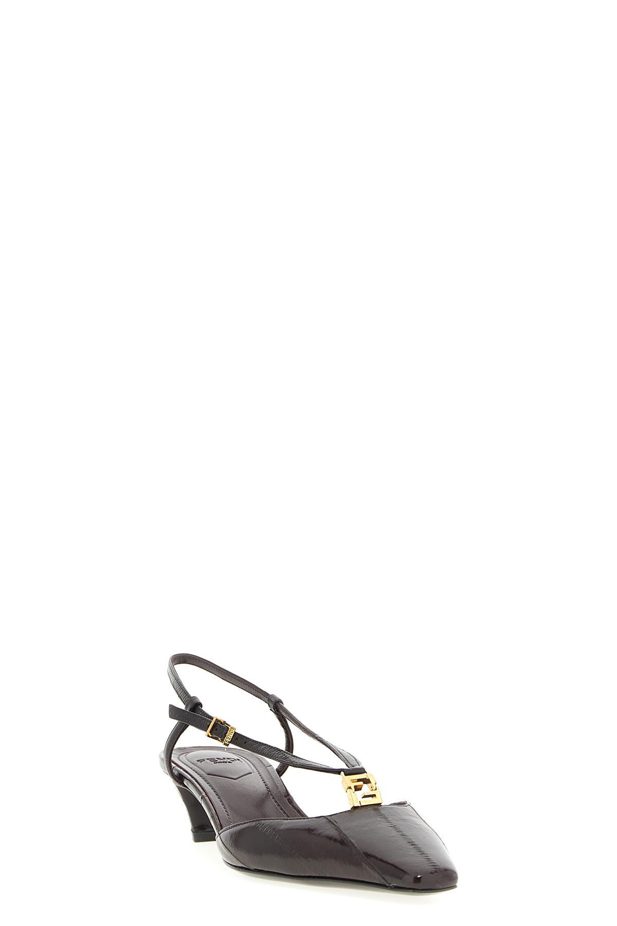 FENDI 'Fendi FFold' slingback For Women 100% lamb leather (Ovis Aries)