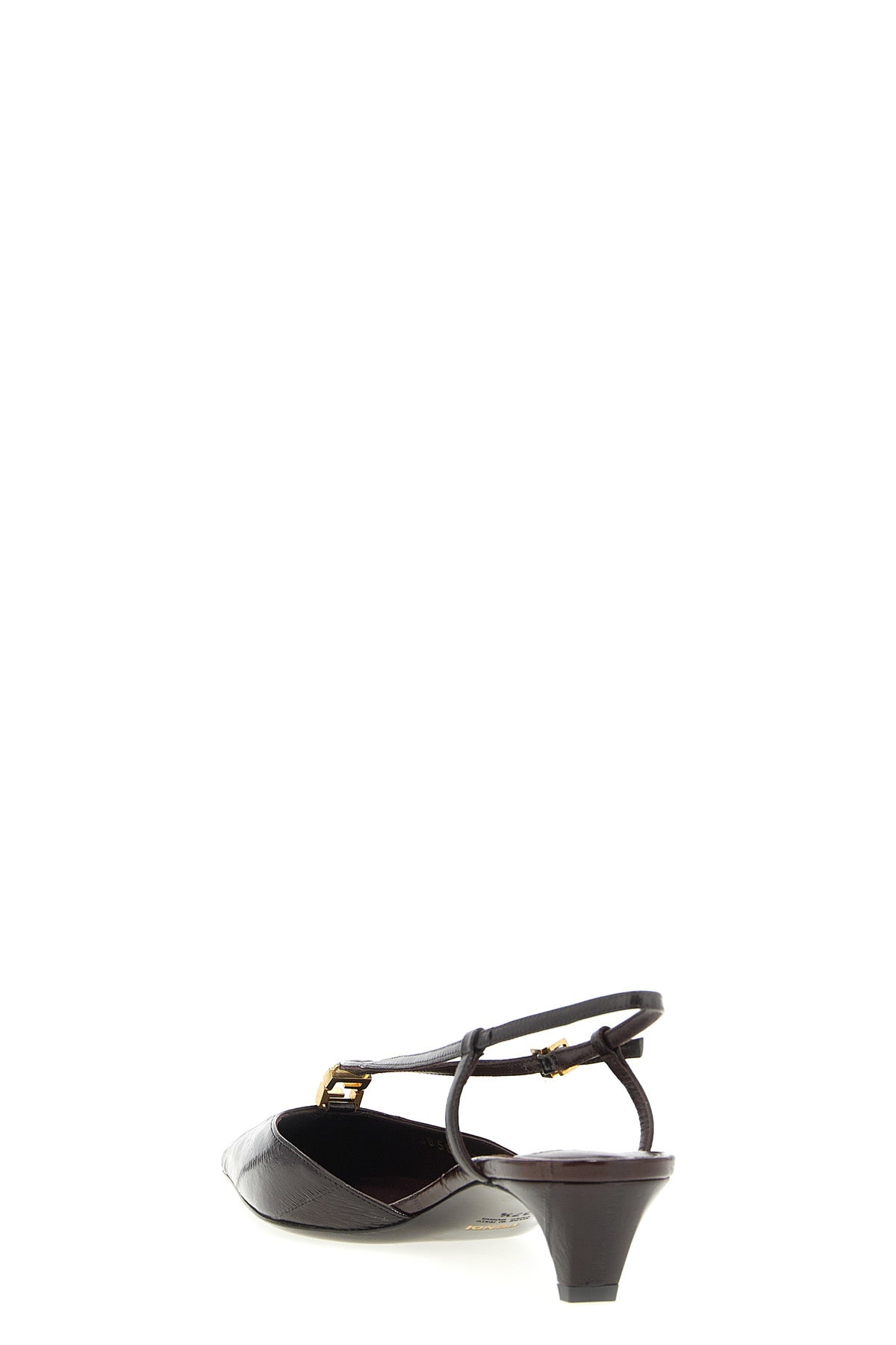 FENDI 'Fendi FFold' slingback For Women 100% lamb leather (Ovis Aries)