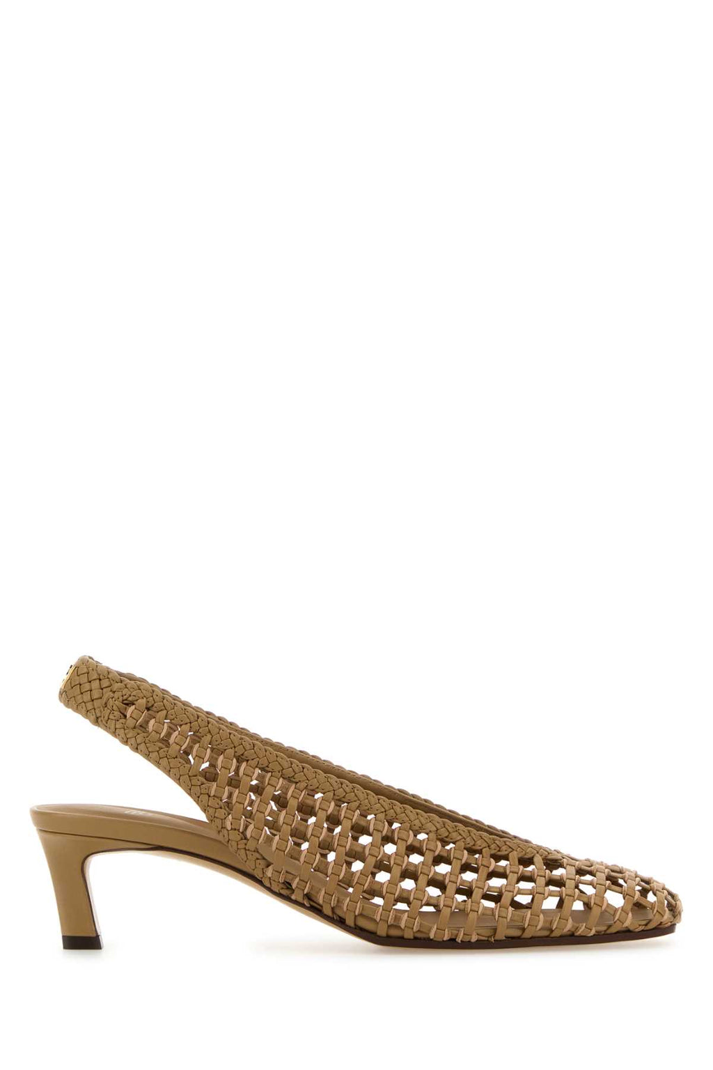 FENDI FENDI SHOW SLING BACK INTRECCIO For Women Exterior: 100% Calf Interior: 100% Calf Sole: Leather