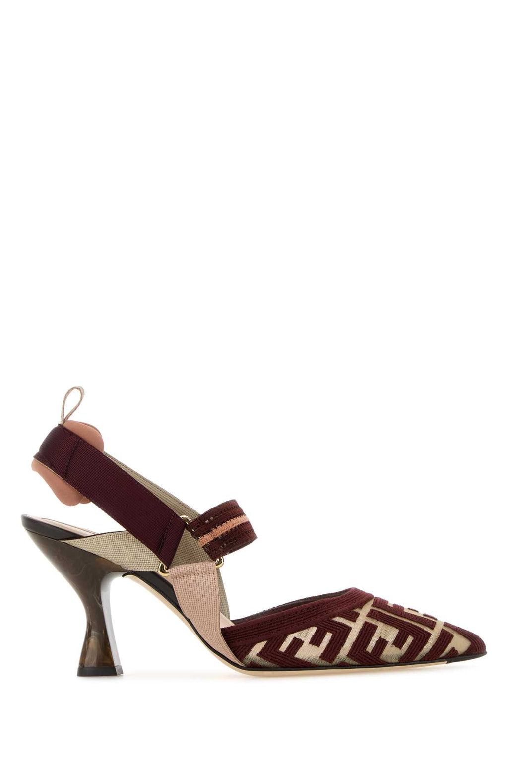 FENDI COLIBRI RETE RIC.FF CORNELY For Women Exterior: 100% Nylon Interior: 100% Leather Sole: Leather and Rubber