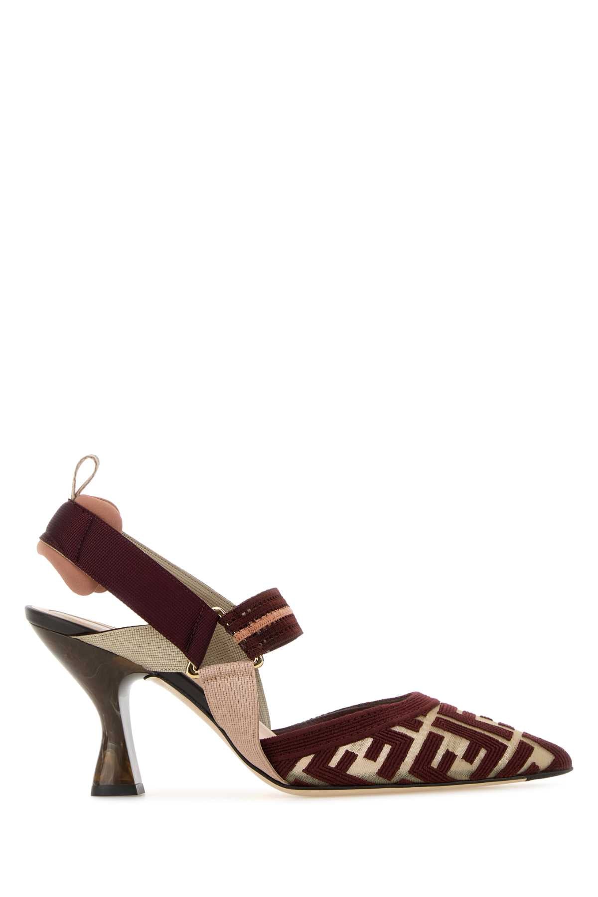 FENDI COLIBRI RETE RIC.FF CORNELY For Women Exterior: 100% Nylon Interior: 100% Leather Sole: Leather and Rubber