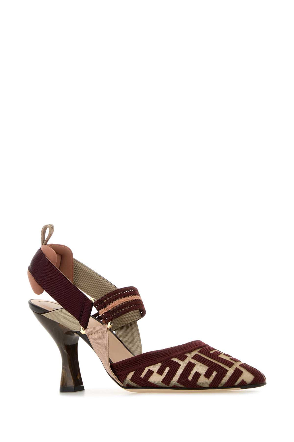 FENDI COLIBRI RETE RIC.FF CORNELY For Women Exterior: 100% Nylon Interior: 100% Leather Sole: Leather and Rubber