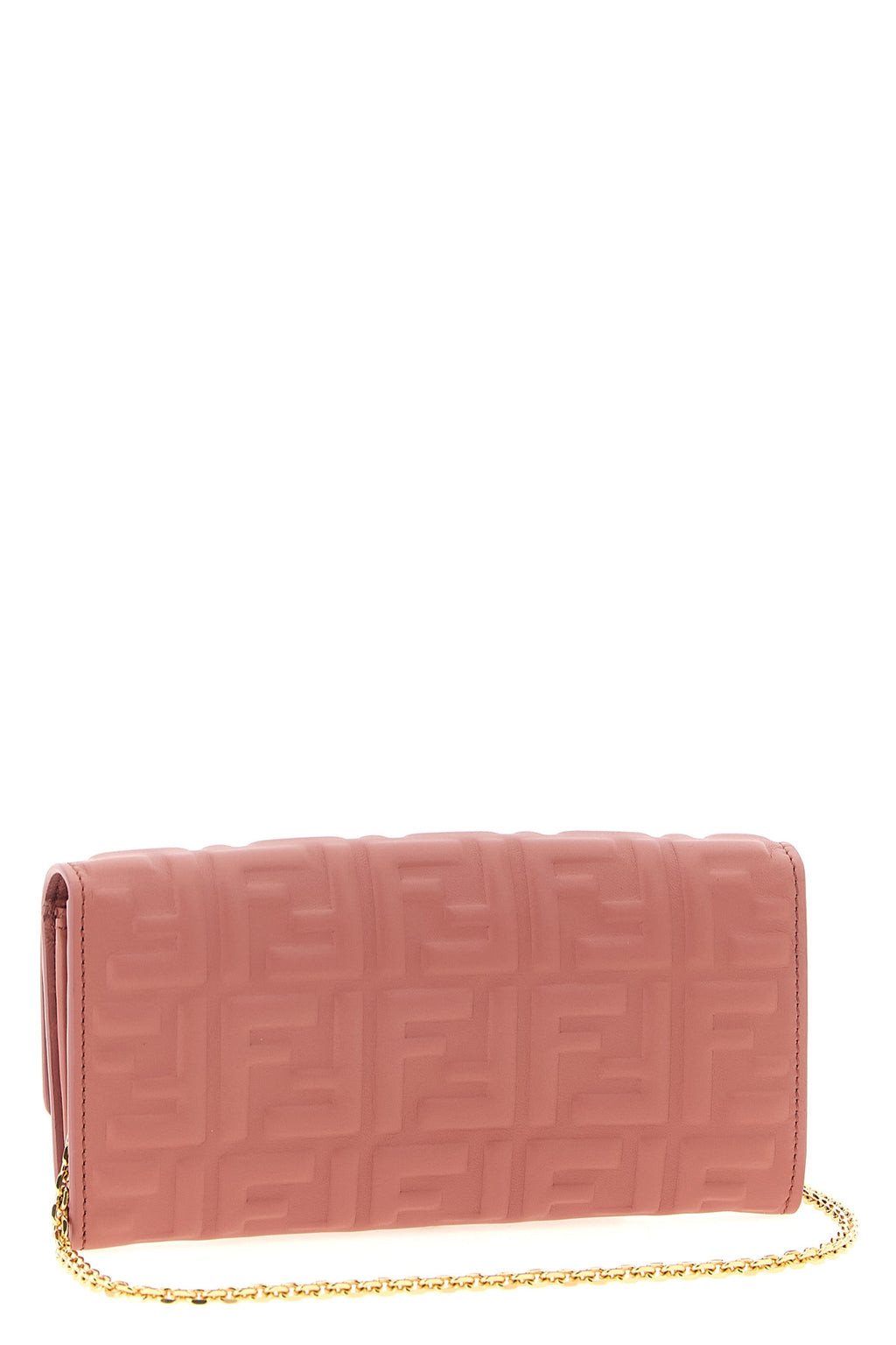 FENDI 'Continental Baguette' wallet on chain For Women 100% lamb leather (Ovis Aries)