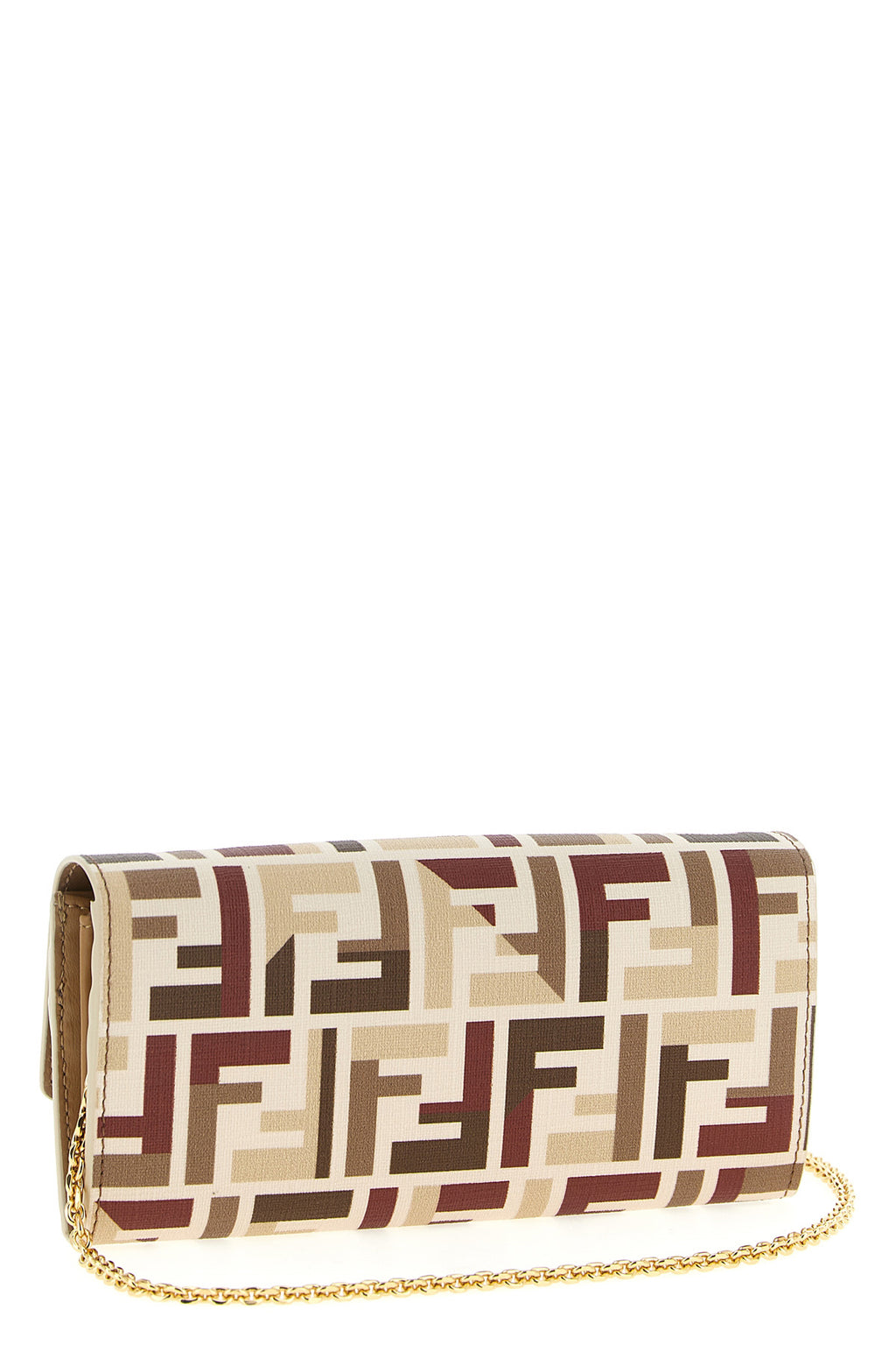 FENDI 'Continental Fendi Roma' wallet on chain For Women 56% polyurethane 22% cotton 22% polyester