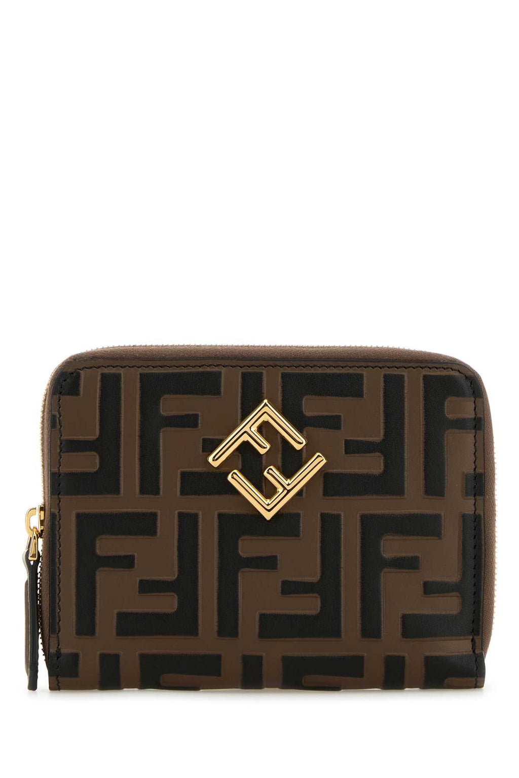 FENDI ZIP AROUND WALL VIT.SOFT STAMP For Women Exterior: 100% Leather Finishing: Golden metal
