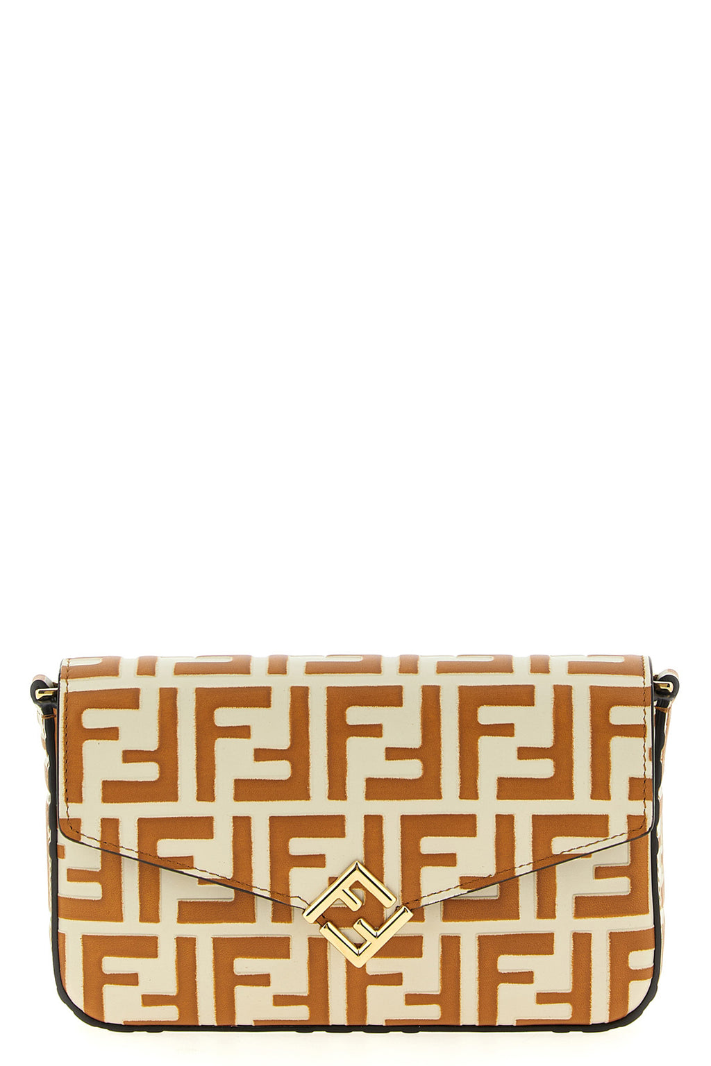 FENDI 'FF Diamonds' wallet on chain For Women 100% calfskin leather (Bos Taurus)