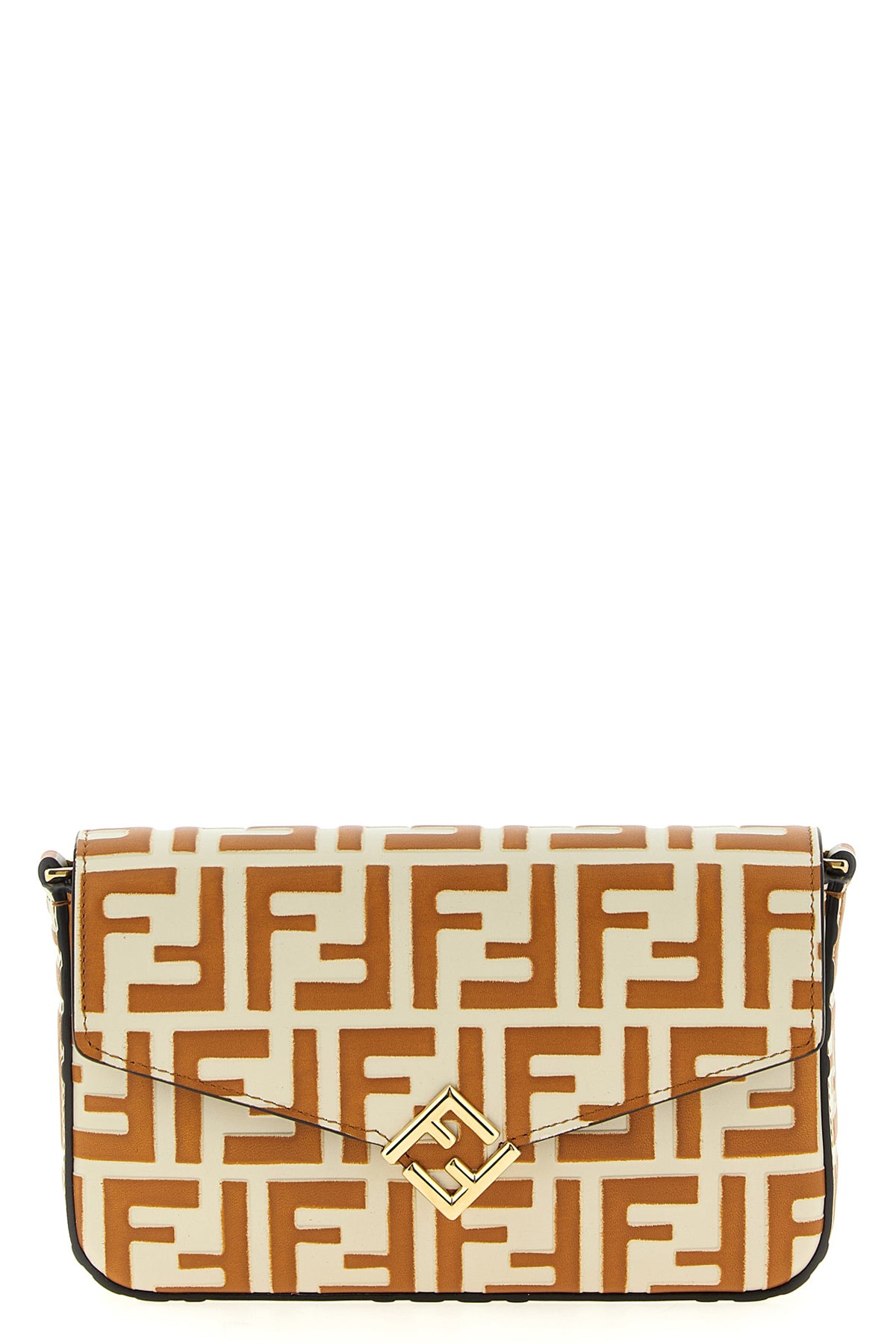 FENDI 'FF Diamonds' wallet on chain For Women 100% calfskin leather (Bos Taurus)