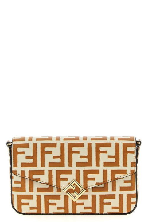 FENDI 'FF Diamonds' wallet on chain For Women 100% calfskin leather (Bos Taurus)