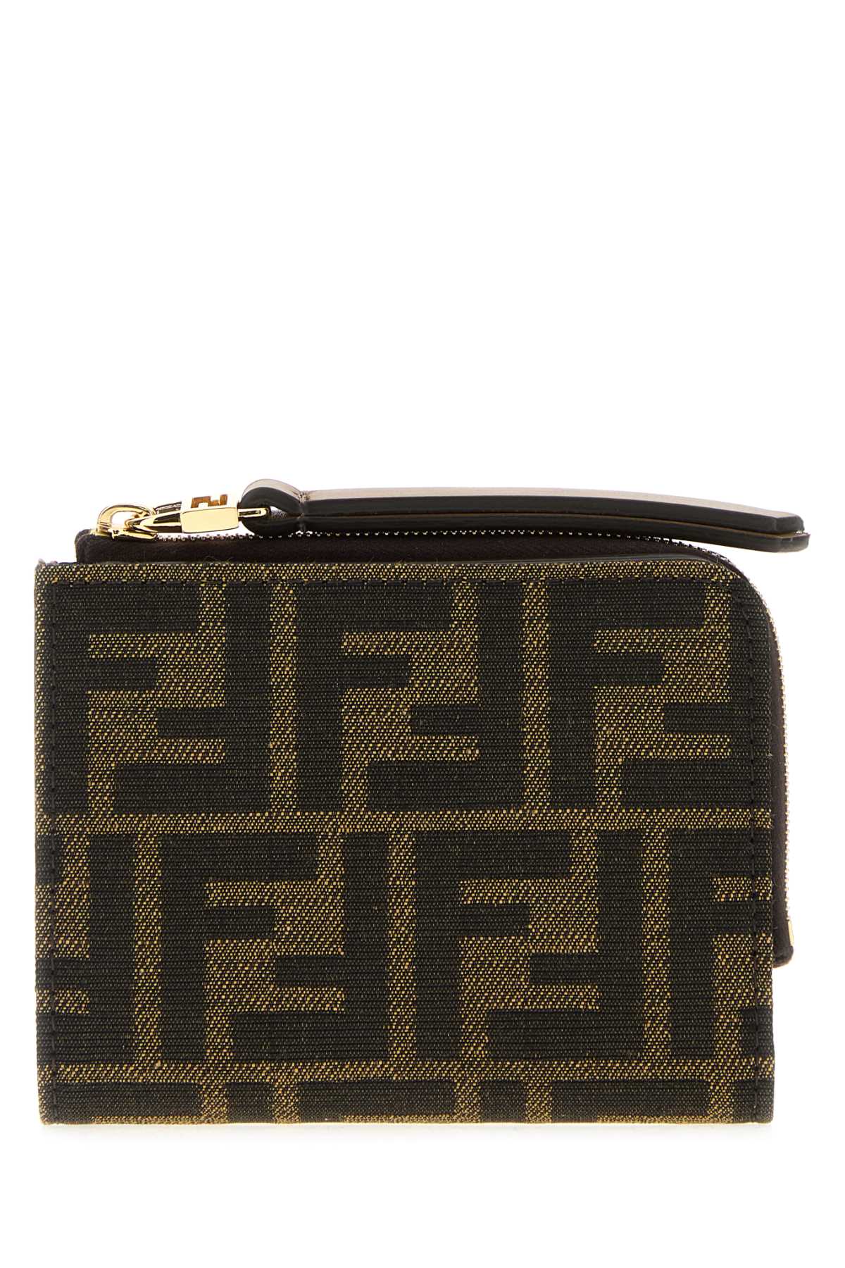 FENDI SMALL WALLET SL ZUCCA JACQU For Women Exterior: 100% Fabric Finishing: Platinum