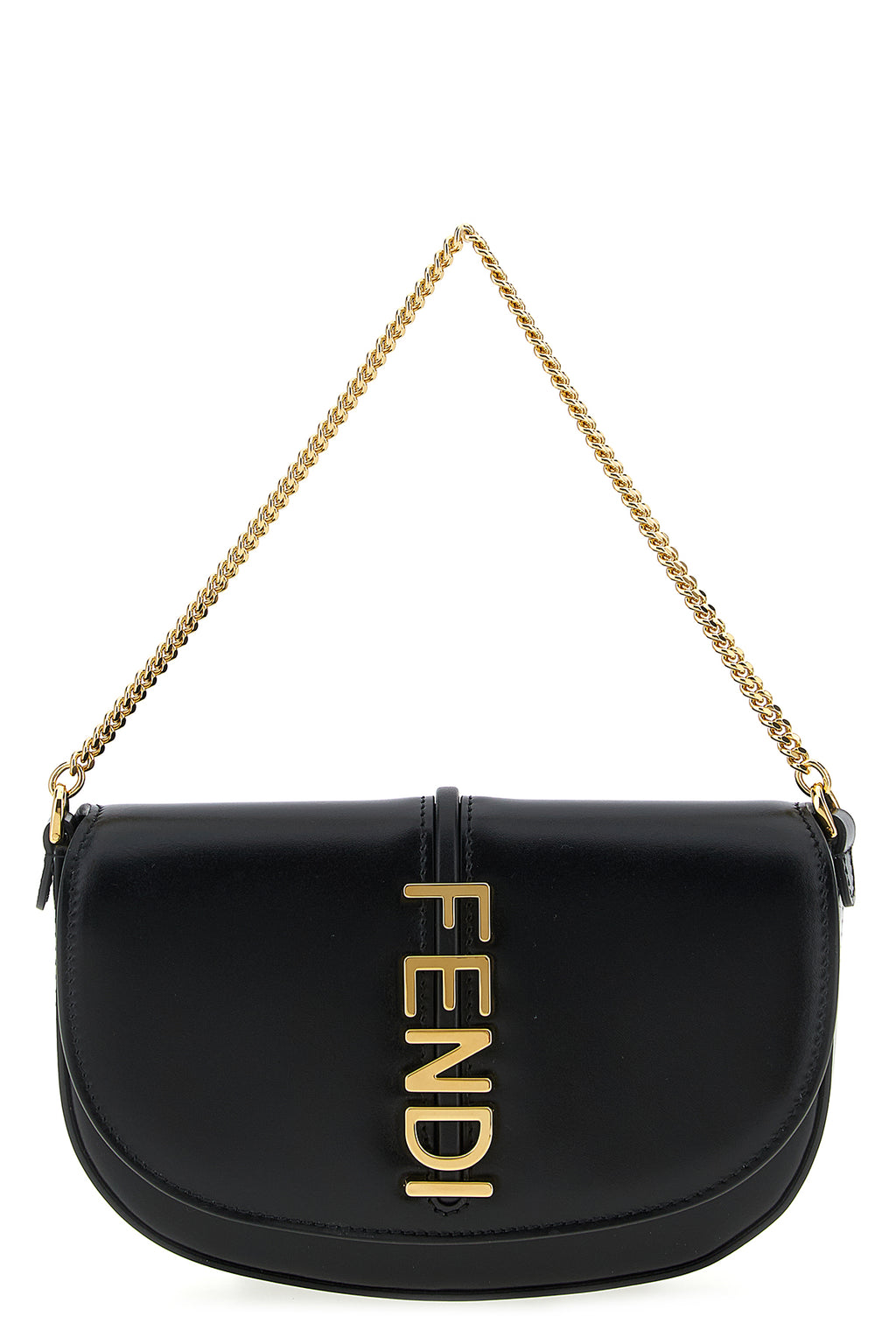 FENDI 'Fendigraphy' Wallet on Chain For Women 100% calfskin leather (Bos Taurus)
