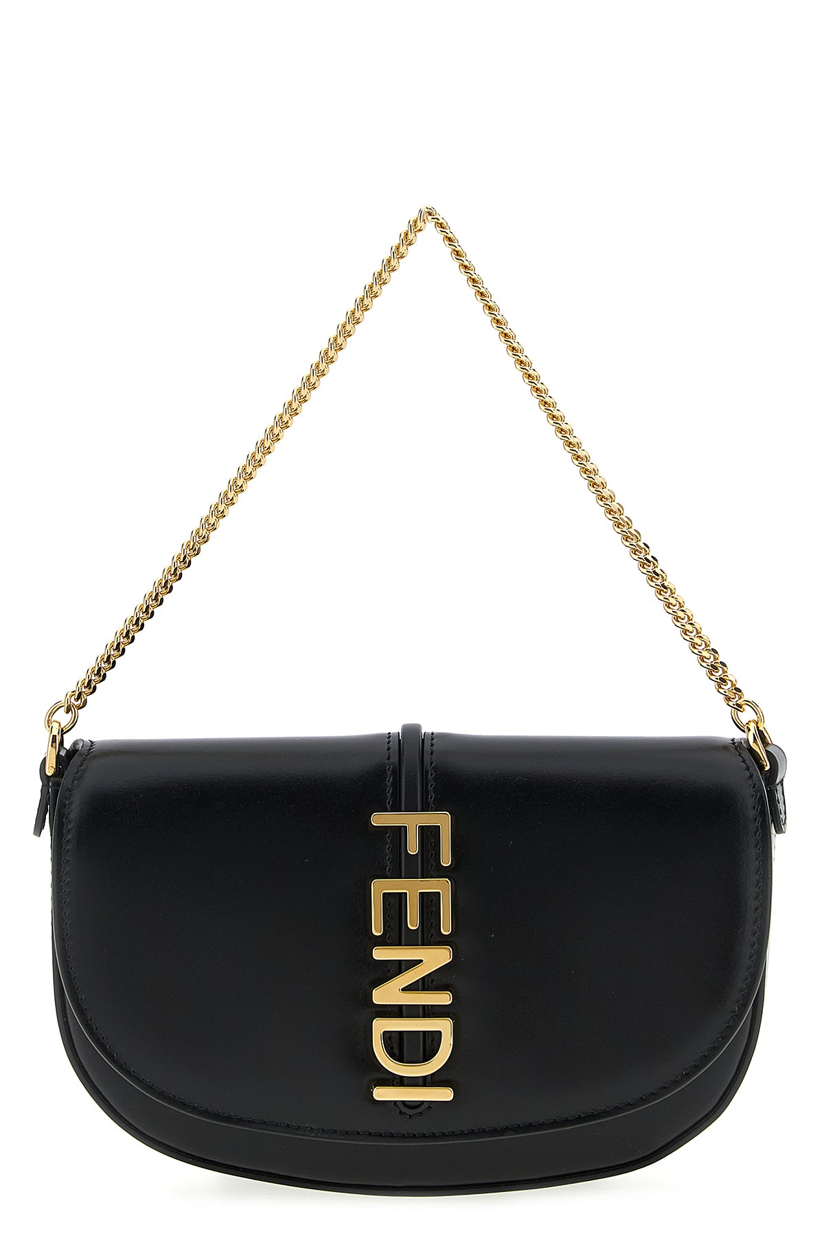 FENDI 'Fendigraphy' Wallet on Chain For Women 100% calfskin leather (Bos Taurus)