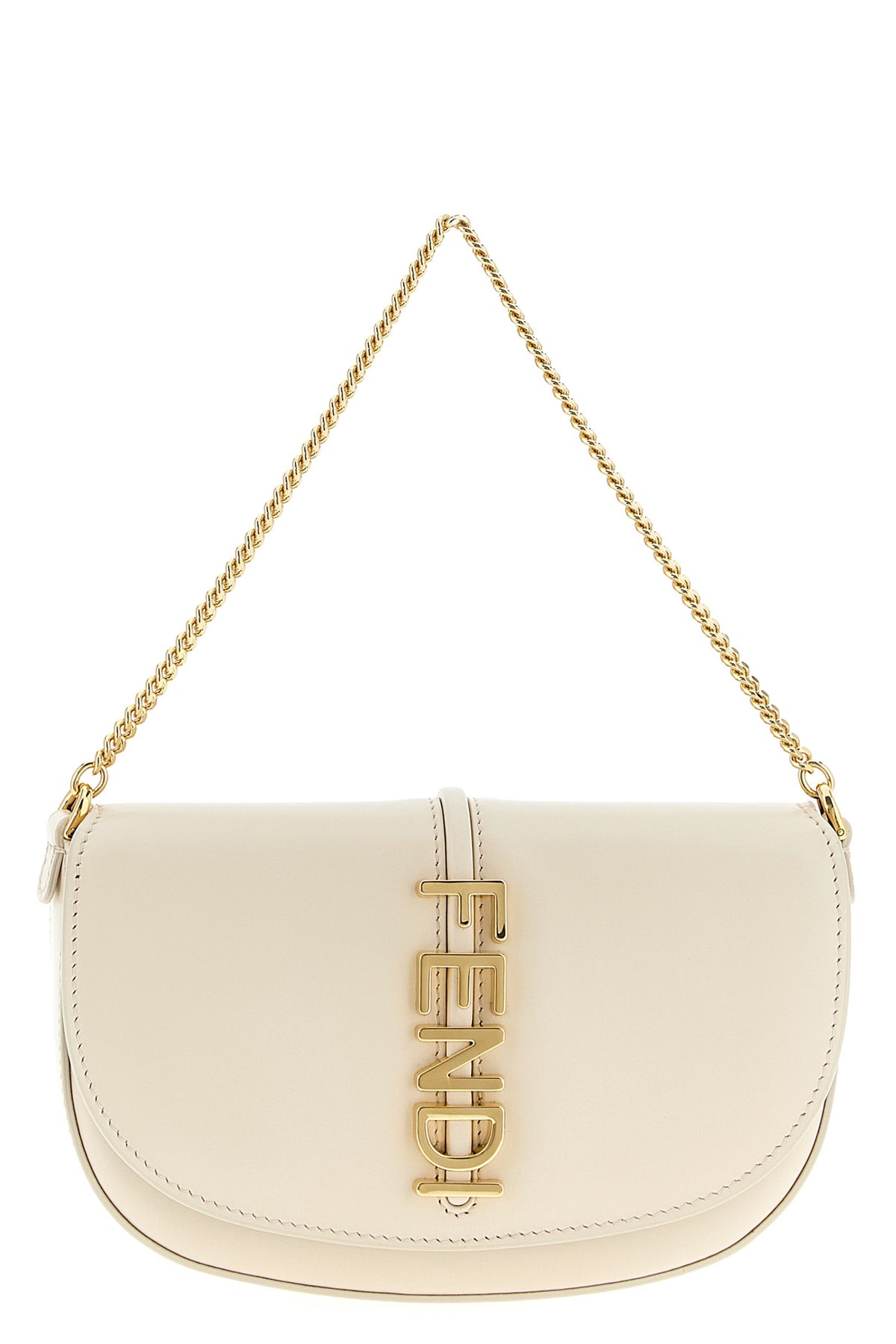 FENDI 'Fendigraphy' Wallet on Chain For Women 100% calfskin leather (Bos Taurus)