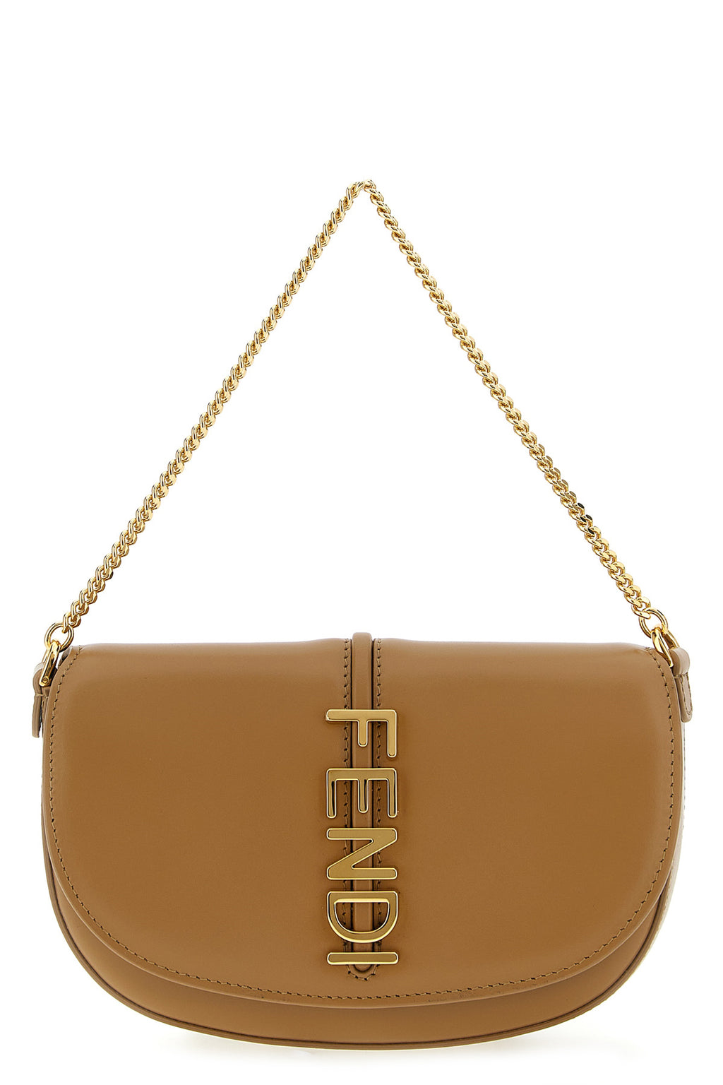 FENDI 'Fendigraphy' Wallet on Chain For Women 100% calfskin leather (Bos Taurus)