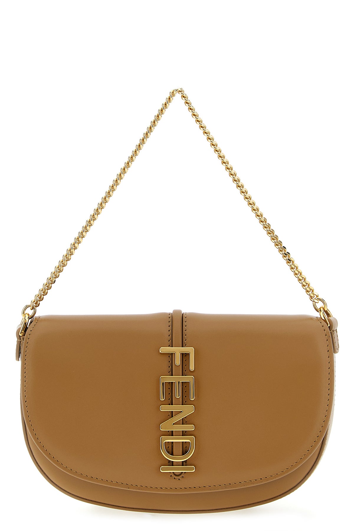 FENDI 'Fendigraphy' Wallet on Chain For Women 100% calfskin leather (Bos Taurus)