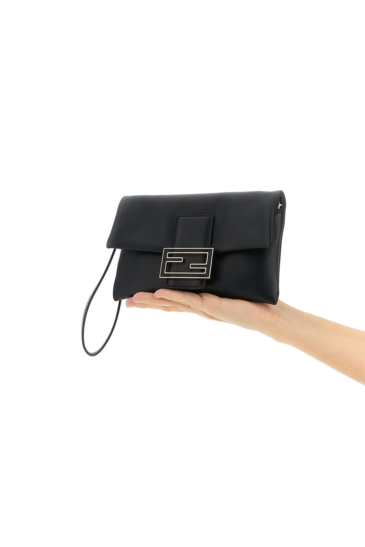 FENDI 'Mamma Baguette' pouch For Women 100% lamb leather (Ovis Aries)