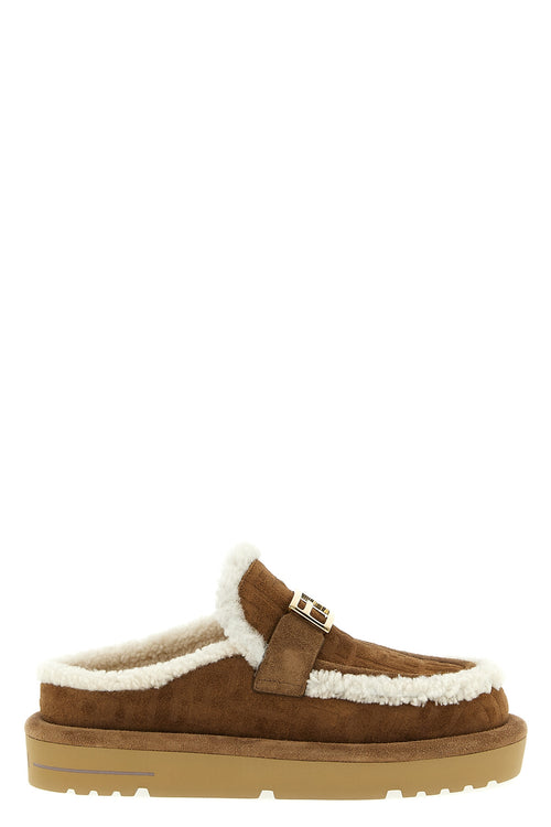 FENDI 'Apres Chic' sabots For Women 100% calfskin leather (Bos Taurus)