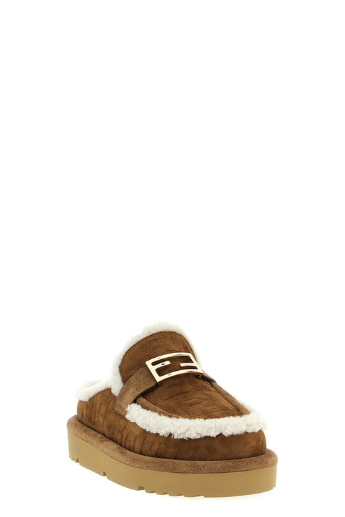 FENDI 'Apres Chic' sabots For Women 100% calfskin leather (Bos Taurus)