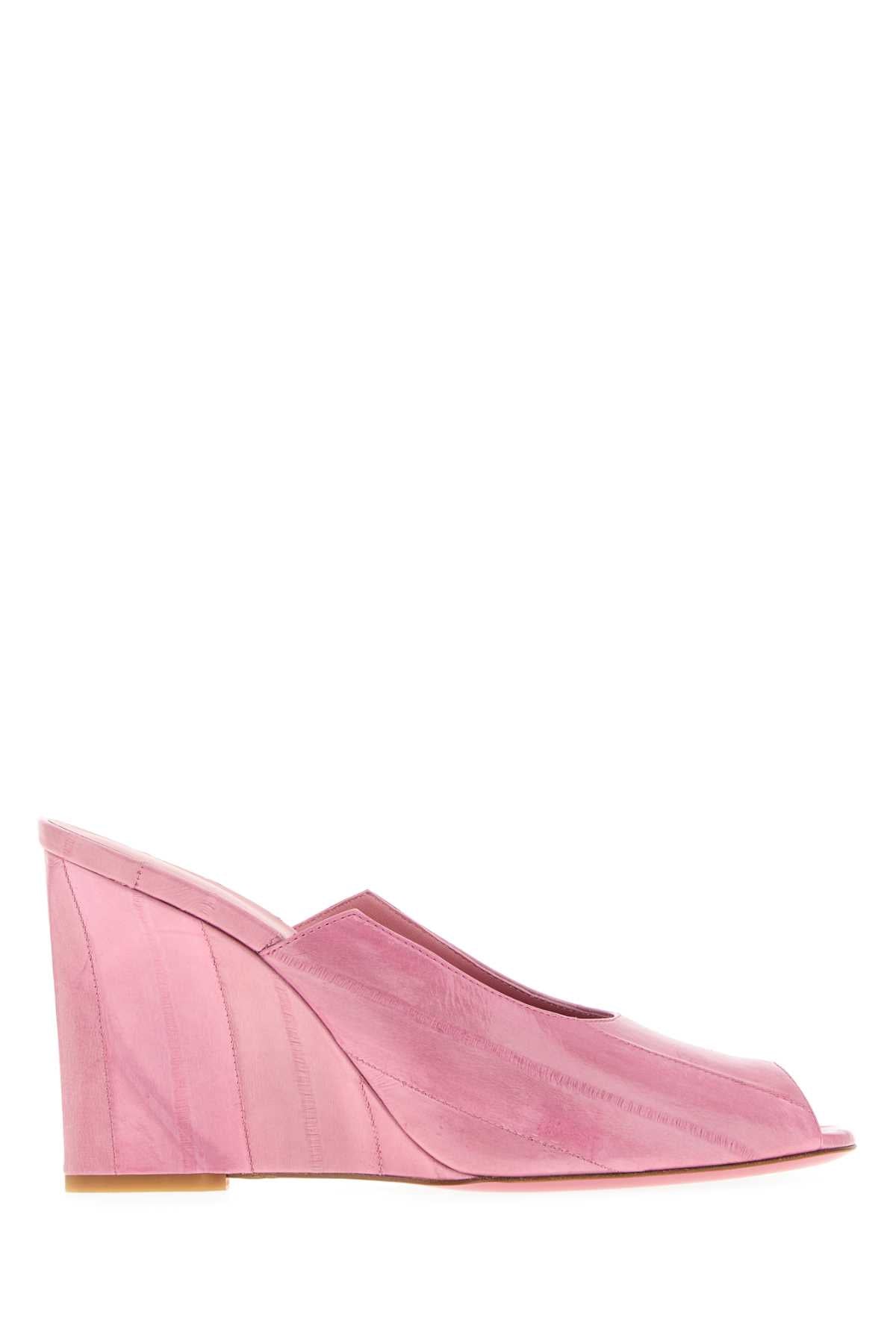 FENDI SLIDE ANGUILLA LUCIDA For Women Exterior: 100% Hagfish Interior: 100% Lamb Sole: Leather