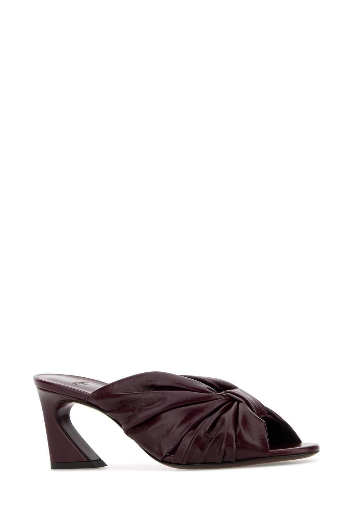 FENDI SLIDE NAPPA LUCIDA For Women Exterior: 100% Lamb Interior: 100% Calf Sole: Leather
