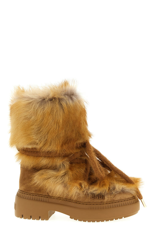 FENDI 'Apres Chic' boots For Women 100% calfskin leather (Bos Taurus)