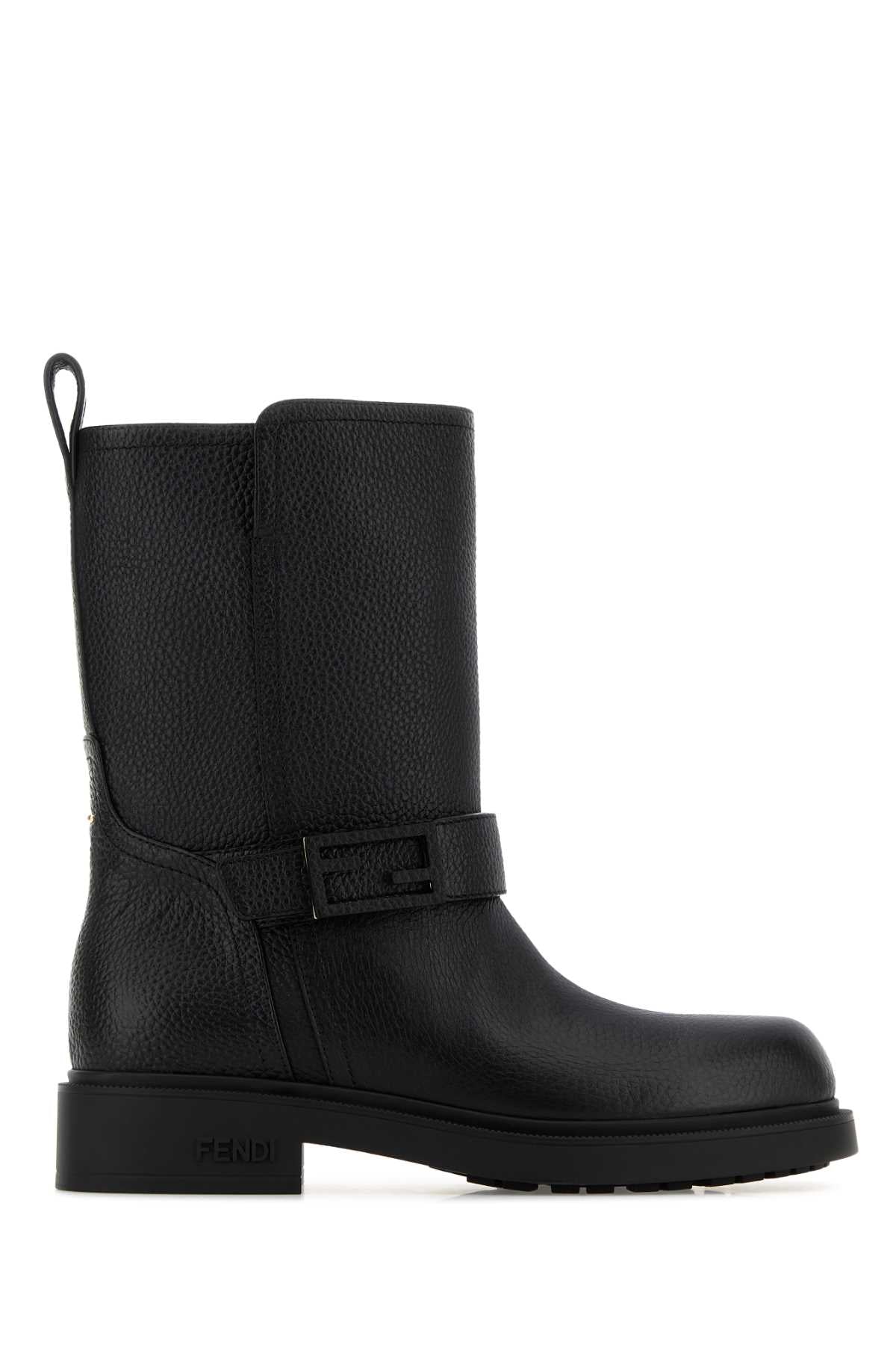 FENDI BIKER VITELLO BOTTALATO For Women Exterior: 100% Calf Interior: 100% Calf Sole: Rubber