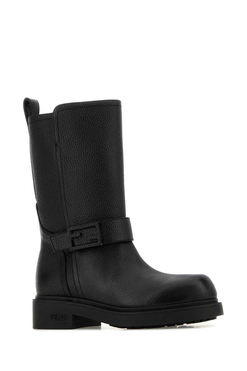 FENDI BIKER VITELLO BOTTALATO For Women Exterior: 100% Calf Interior: 100% Calf Sole: Rubber