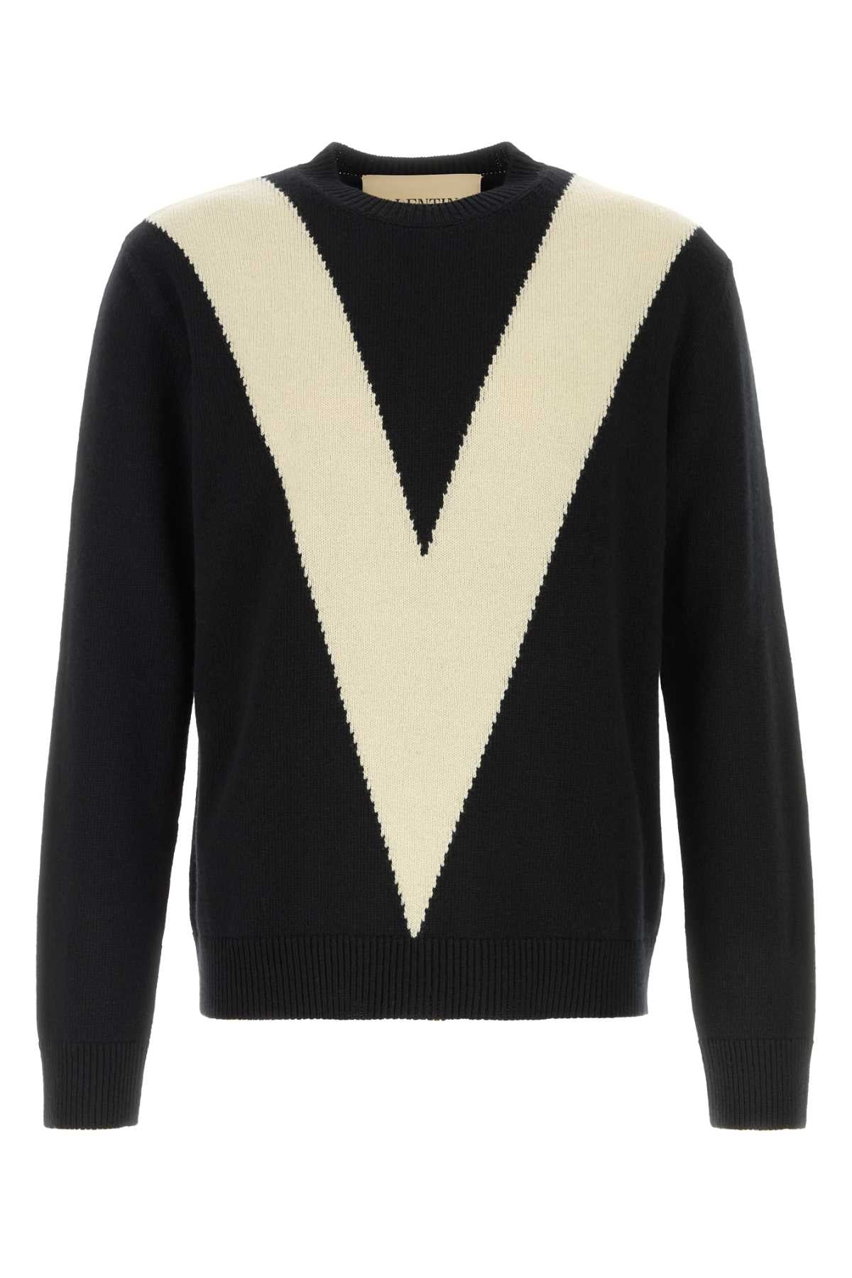 VALENTINO GARAVANI MAGLIA GIROCOLLO, REGULAR For Men Exterior: 100% Virign wool