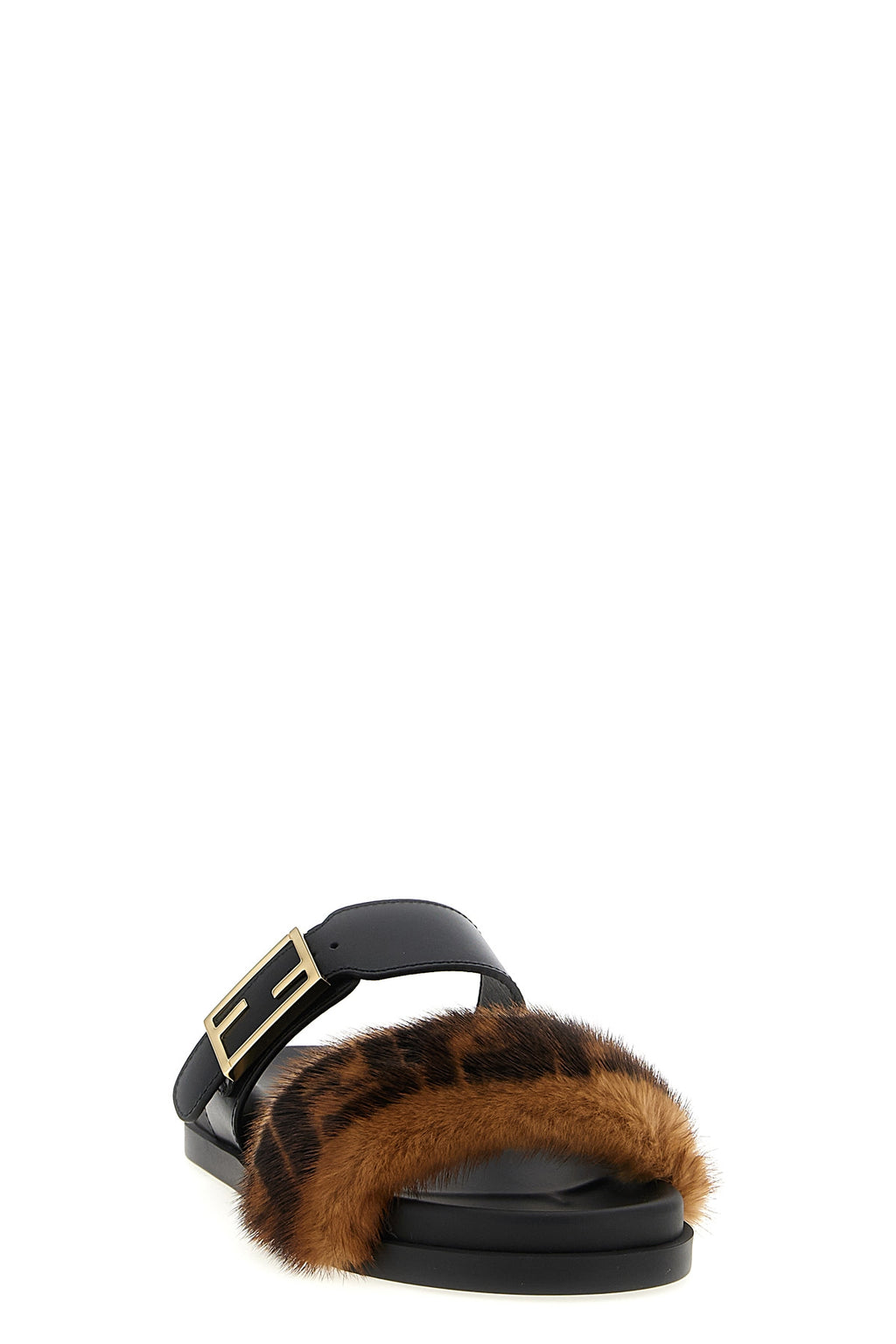 FENDI 'Fendi Feel' slides For Women 65% polyester, 35% cotton