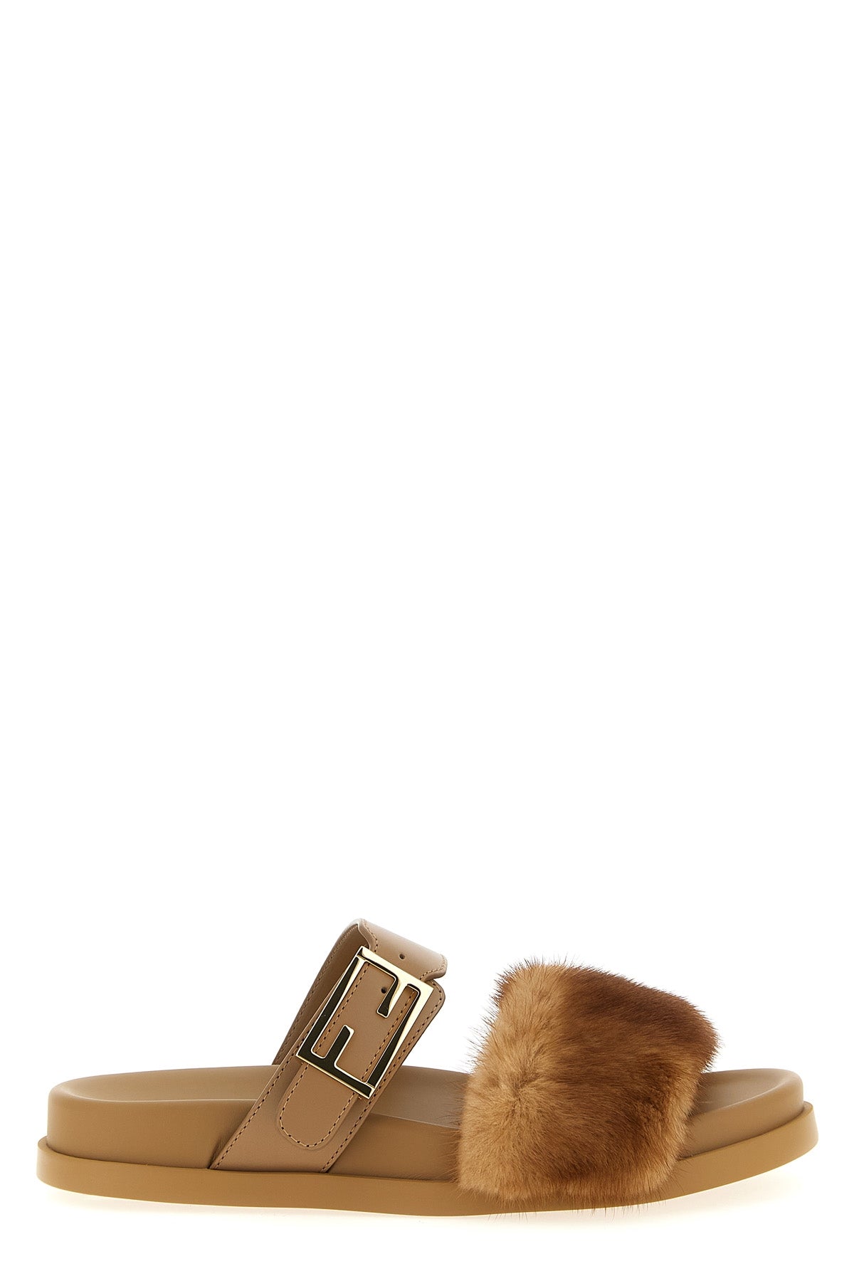 FENDI 'Fendi Feel' slides For Women 100% leather