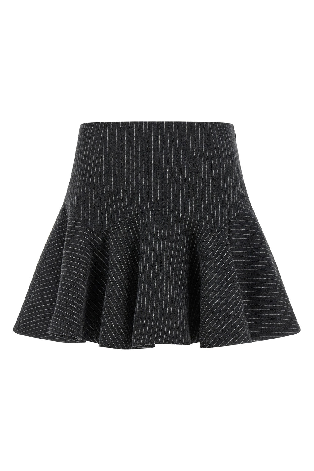 Pinstriped flannel skirt