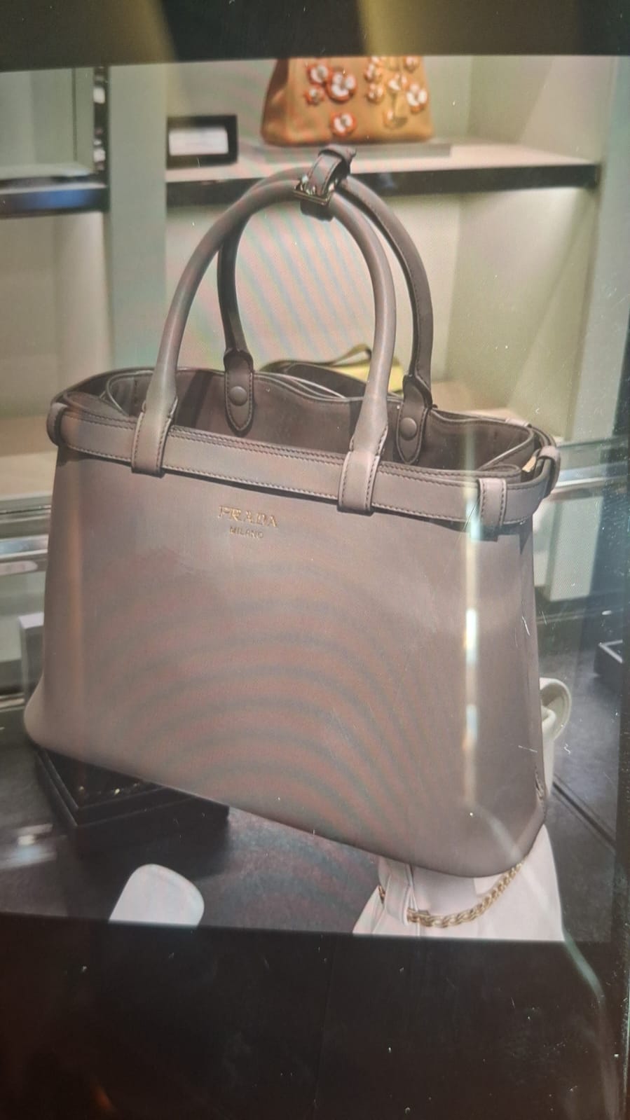 Double Medium Leather Tote