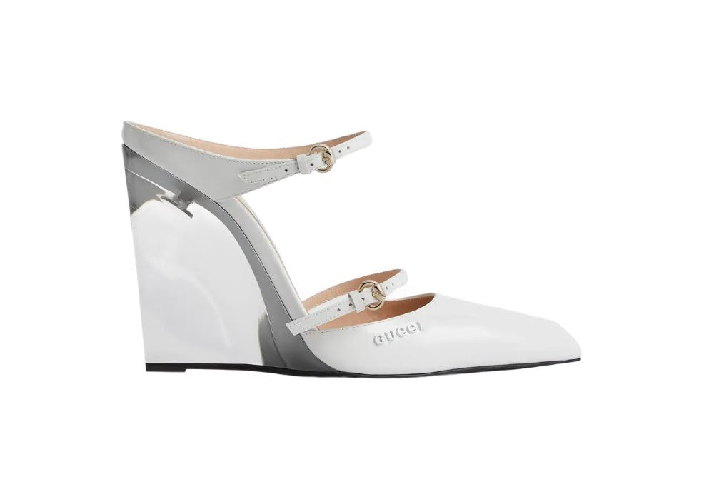 Women's Wedge Pump with Double Straps