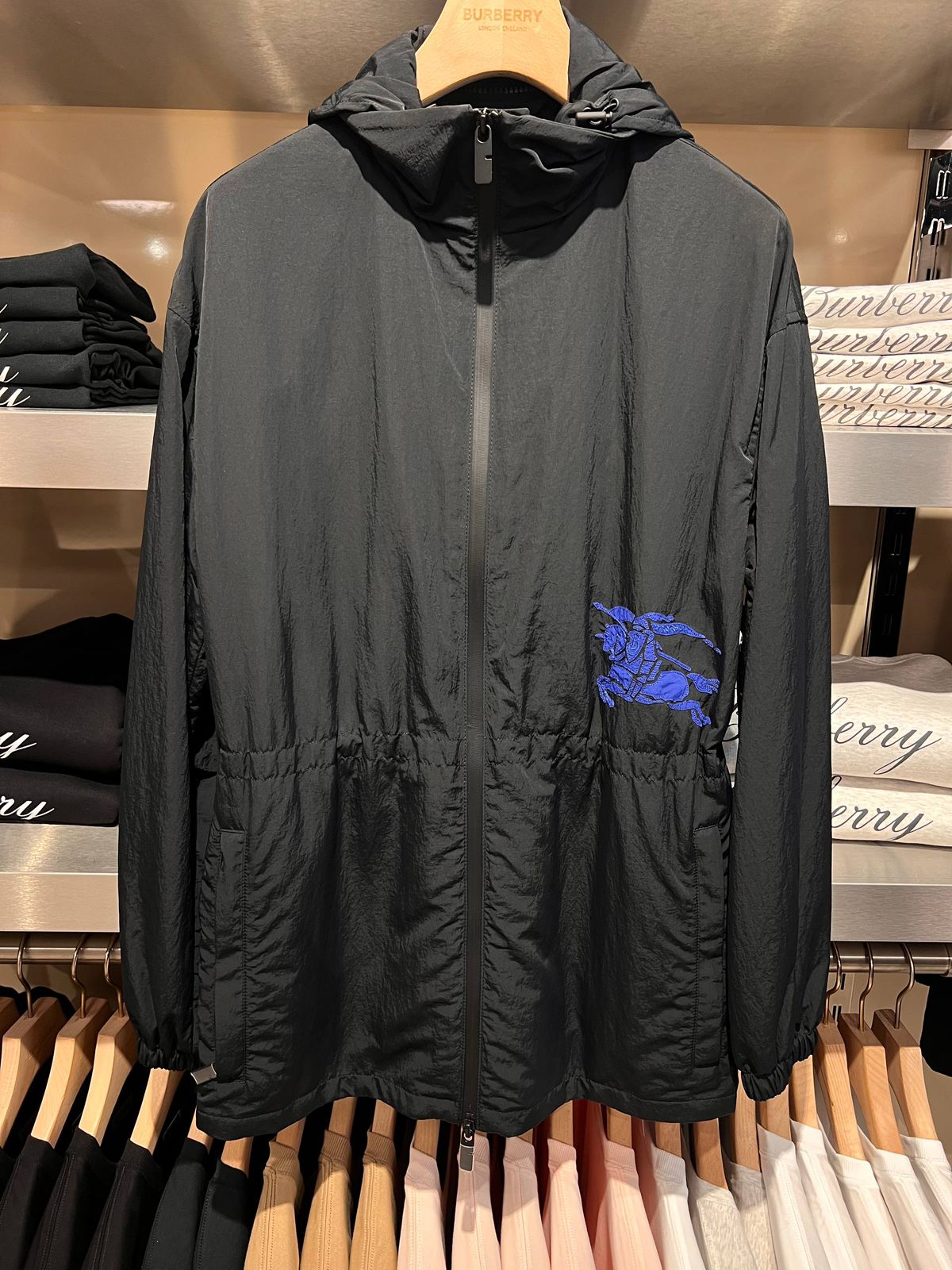 Equestrian Knight Design Hooded Jacket