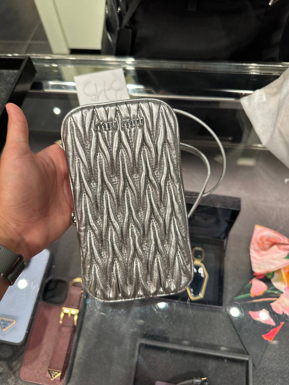 Matelassé Nappa Leather Phone Case