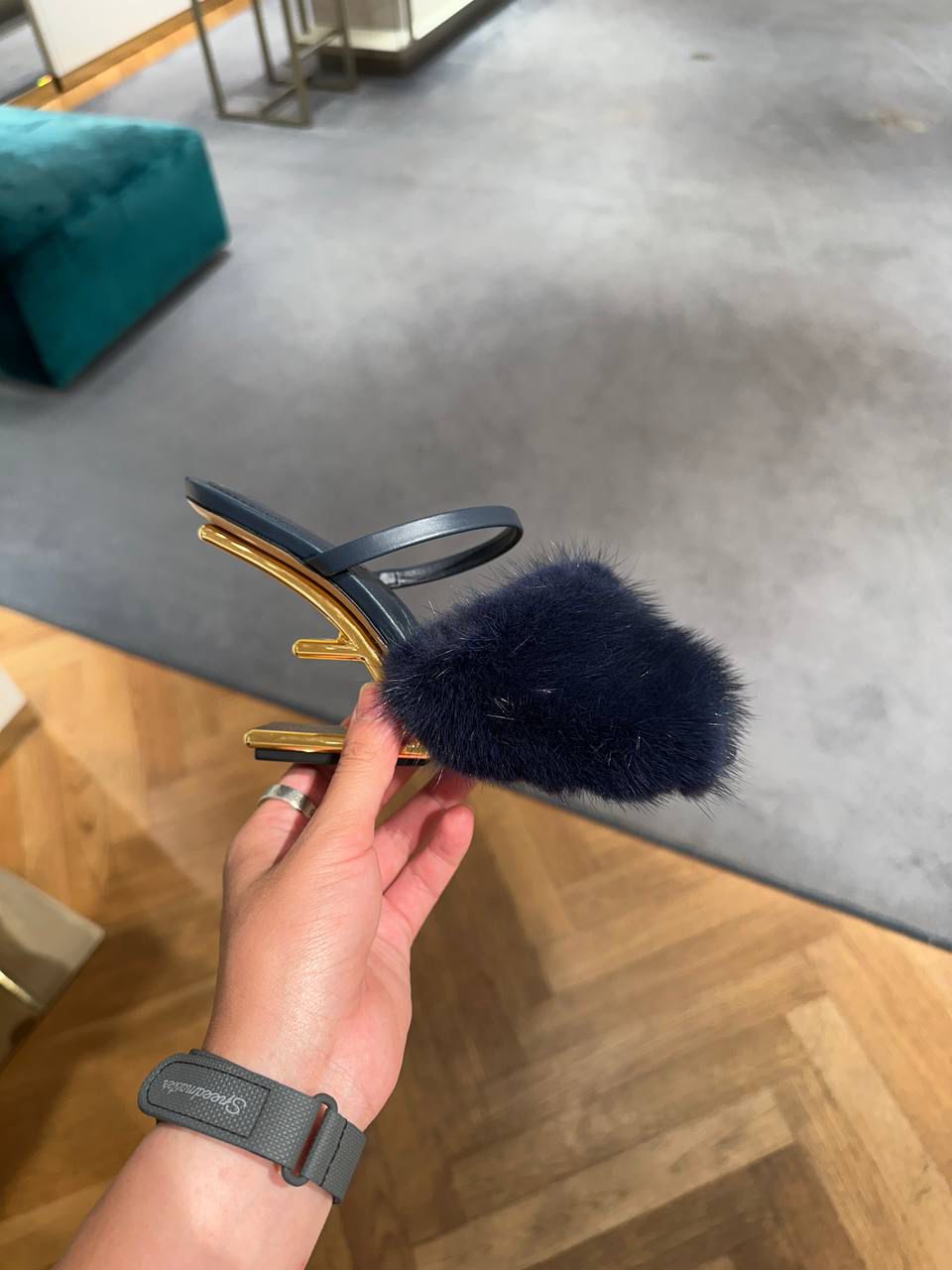 Opyum Sandals with Fur