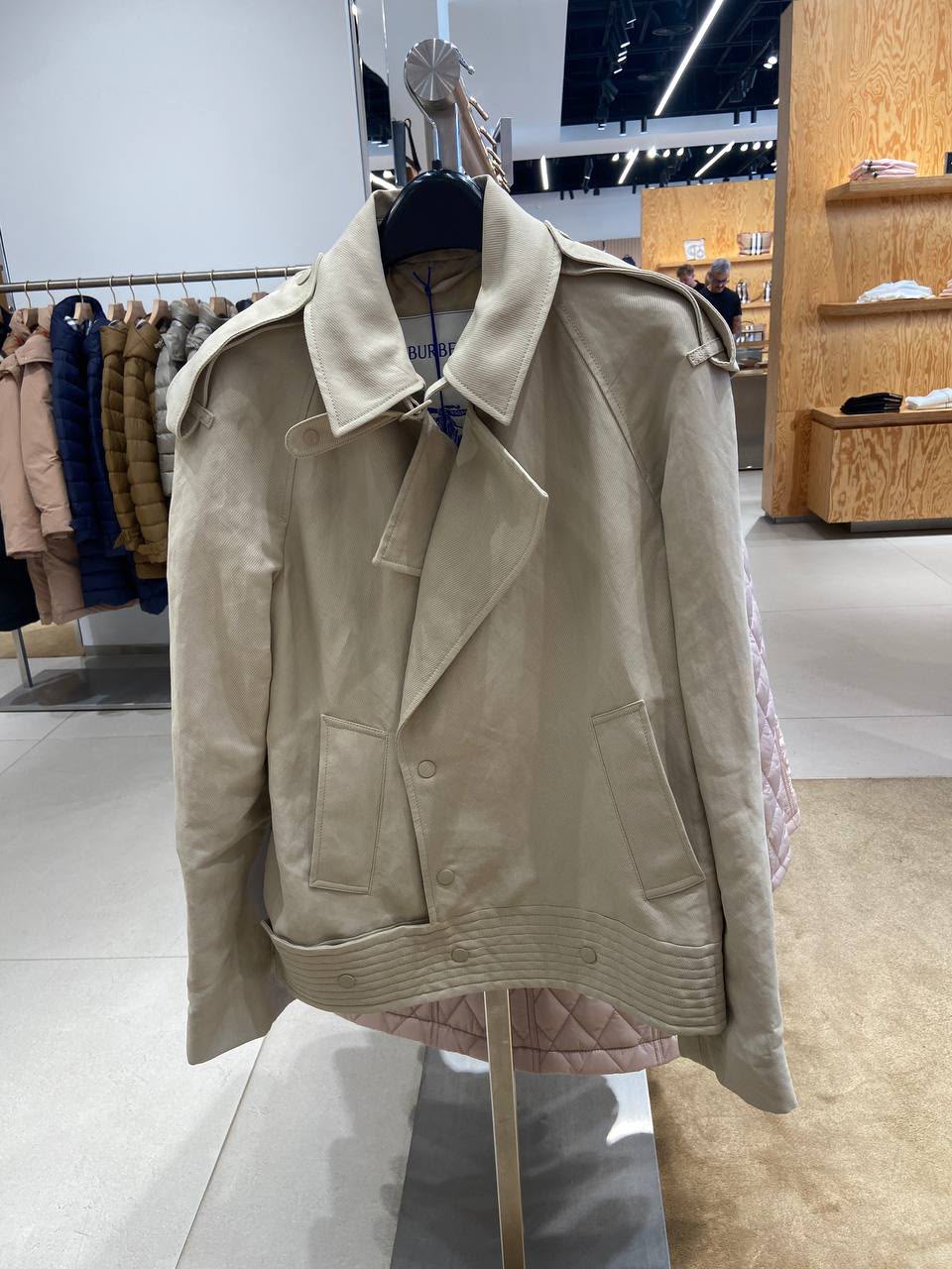Cotton Gabardine Car Coat