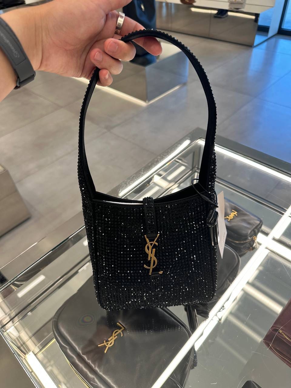 Le 5 à 7 Hobo Bag in Rhinestone