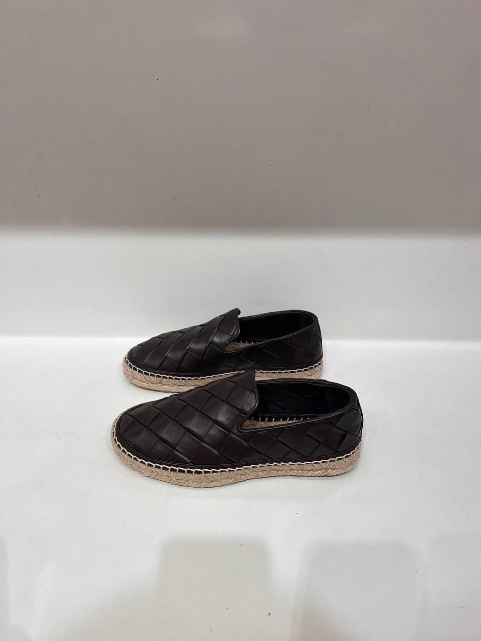 Intrecciato Leather Espadrilles