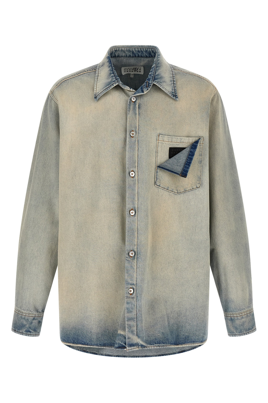 'Numeric Signature MM6' denim shirt
