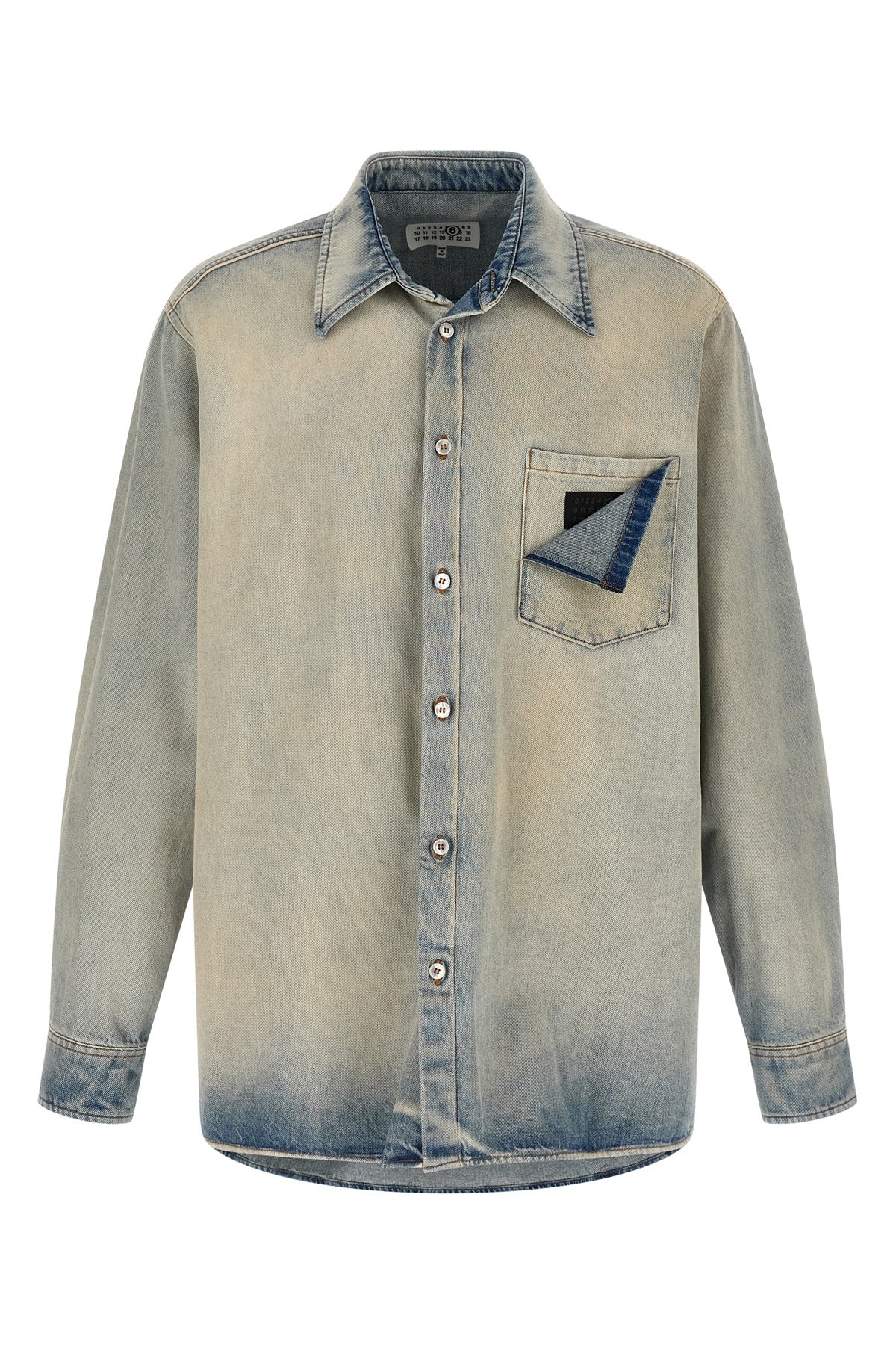'Numeric Signature MM6' denim shirt