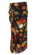 'Suma Bis' draped skirt