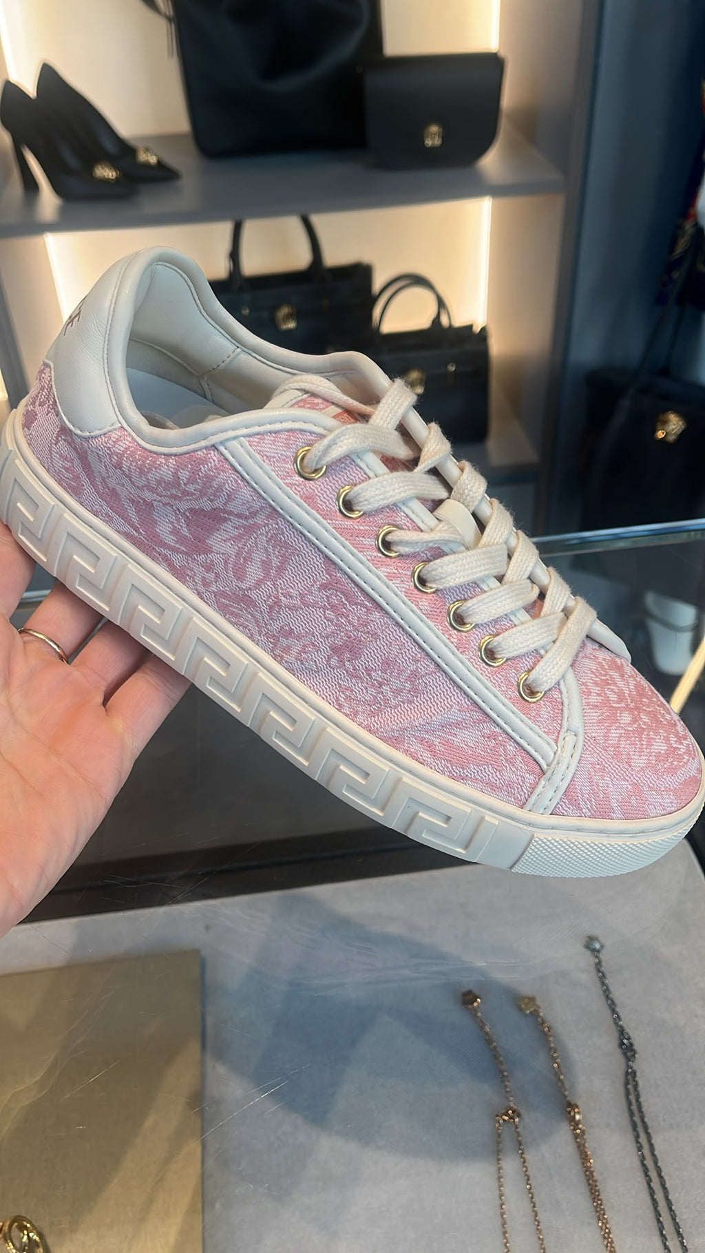 Greca Labyrinth Low-Top Sneakers