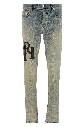 'Staggered Logo' jeans