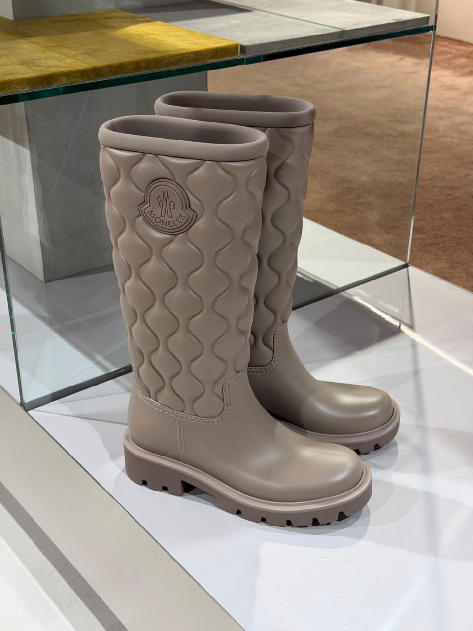 Ginette Quilted Rain Boots