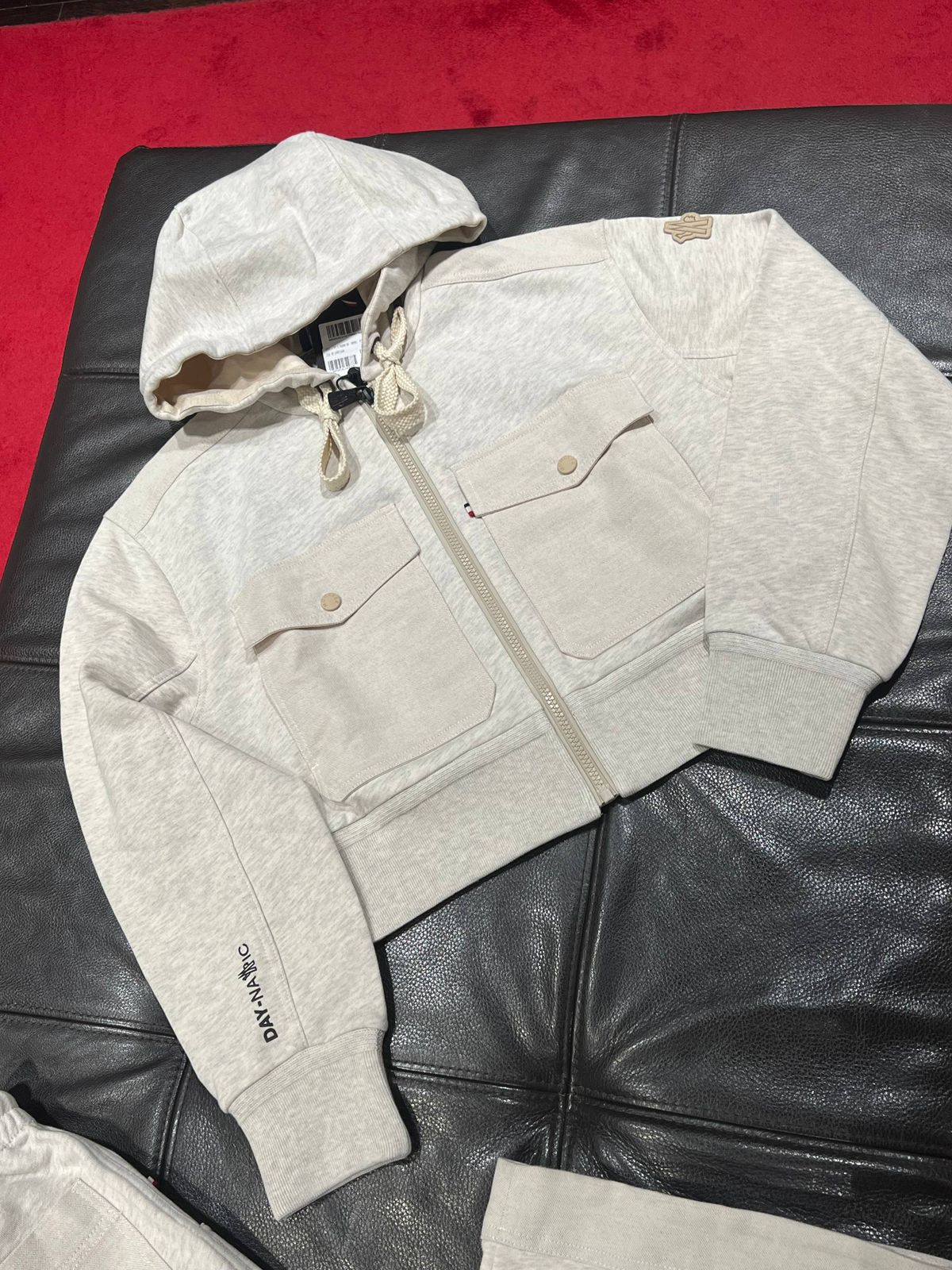 Moncler Genius x Dingyun Zhang Cropped Zip-Up Hoodie