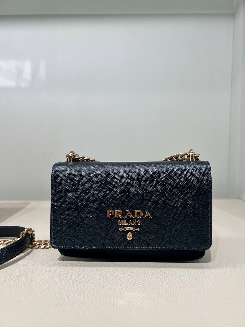 Saffiano Leather Shoulder Bag