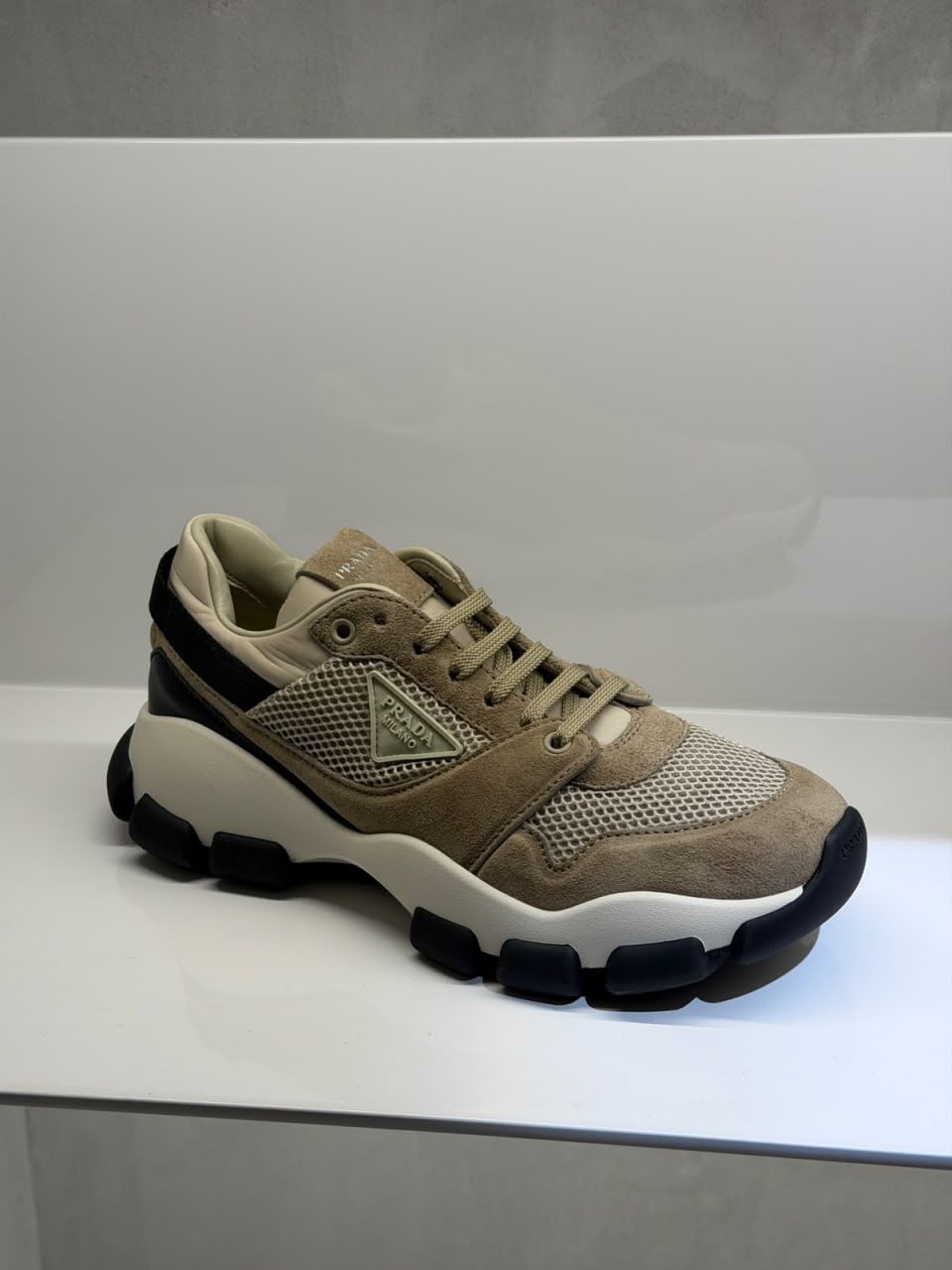 Downtown Mesh and Suede Sneakers